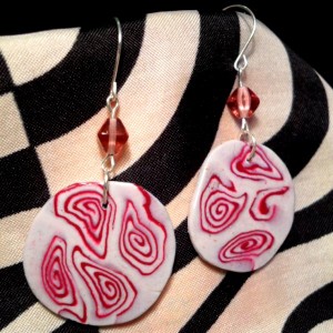 Fialovo bordové kruhy