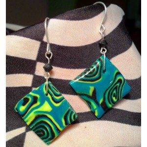 Zelené kosoštvorce