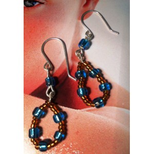 Modro zlaté slzičky